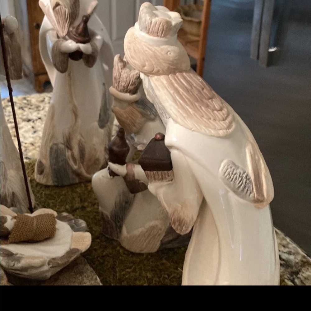 Complete nativity set figures matte finish, crèche, mat - Picture 5 of 9